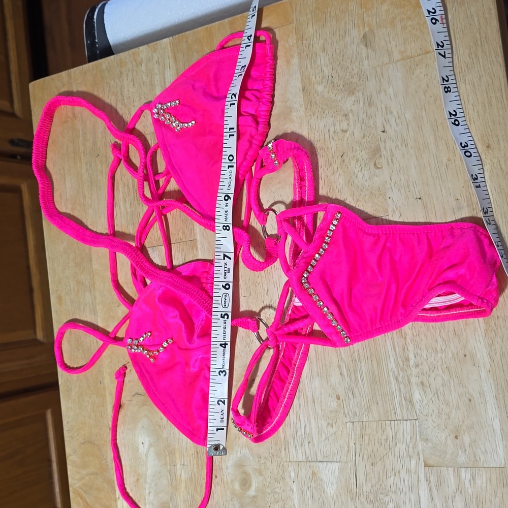 Hot Pink Bling Bikini